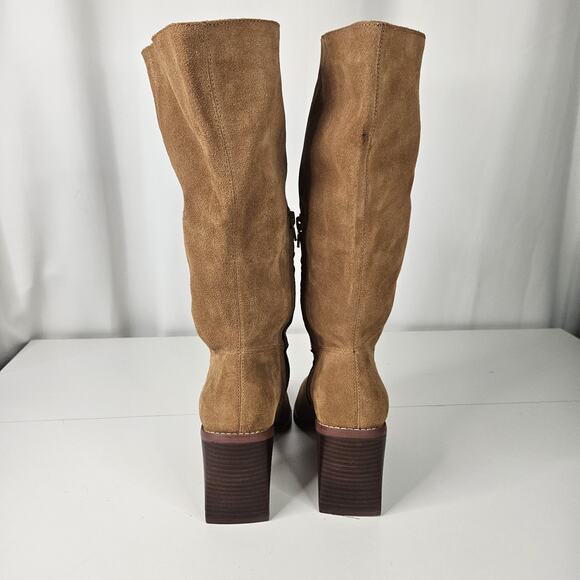 Crown Vintage Ravvi Boot Tan Mid-Calf Slouch Size 9 Western Classic - Picture 4 of 11